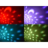 widok z boku na projektor i panel sterowania dźwiękiem