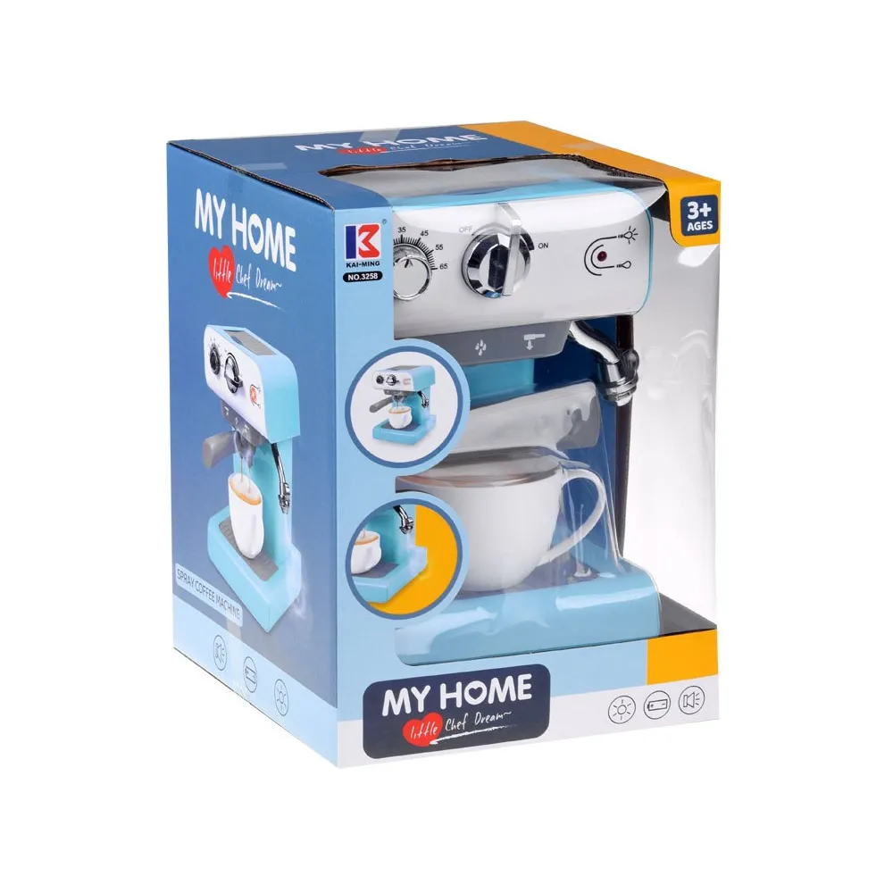 symulacja pary przy przygotowywaniu napoju przez zabawkę