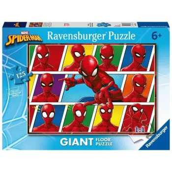 Puzzle Spiderman Giant 125 elementów z kolorową grafiką postaci