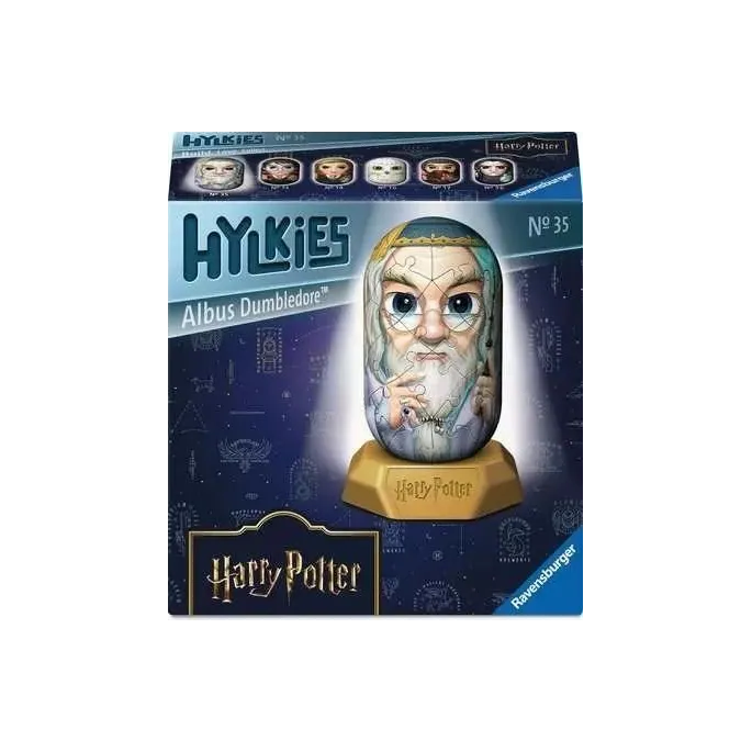 Puzzle 3D Hylkies Albus Dumbledore złożona figurka na białym tle