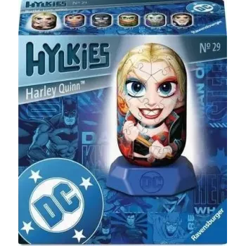 Puzzle 3D Hylkies Harley Quinn jako gotowa figurka na podstawce