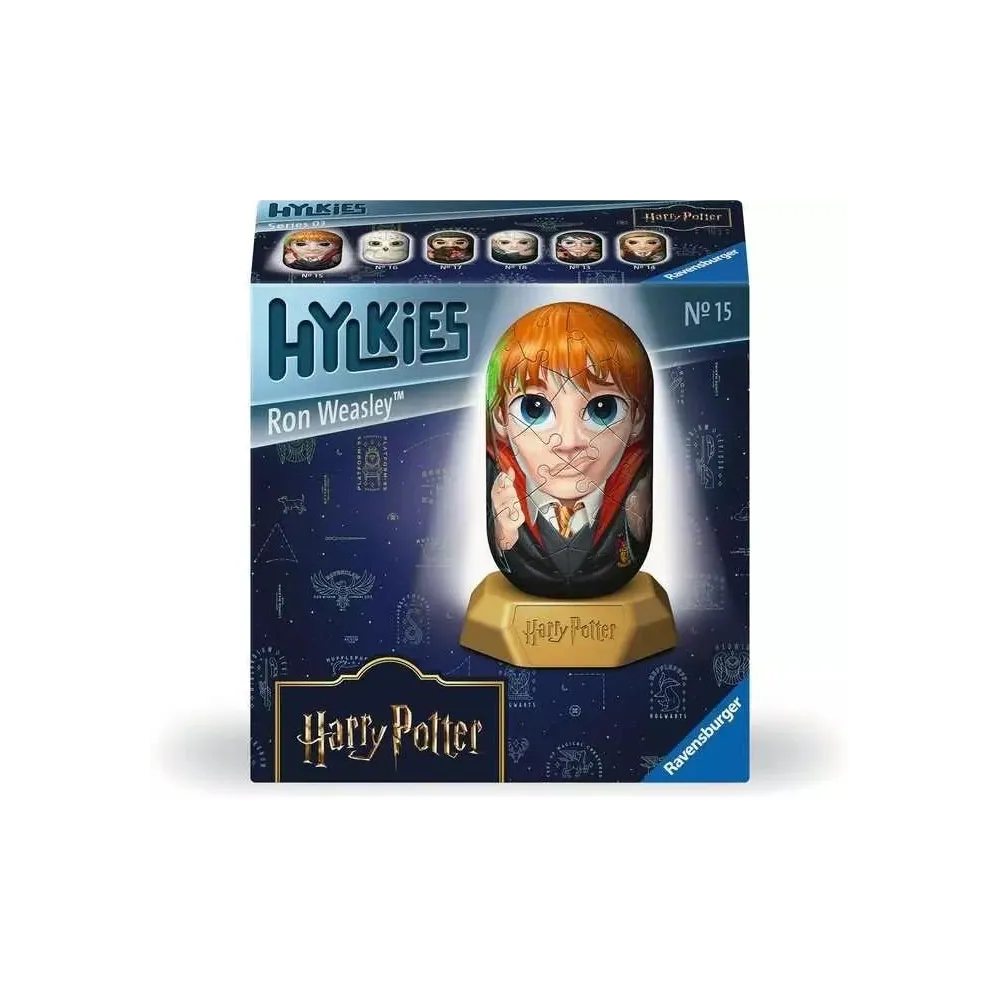 Puzzle 3D Hylkies: Ron Weasley jako gotowa figurka na podstawce w pełnej krasie