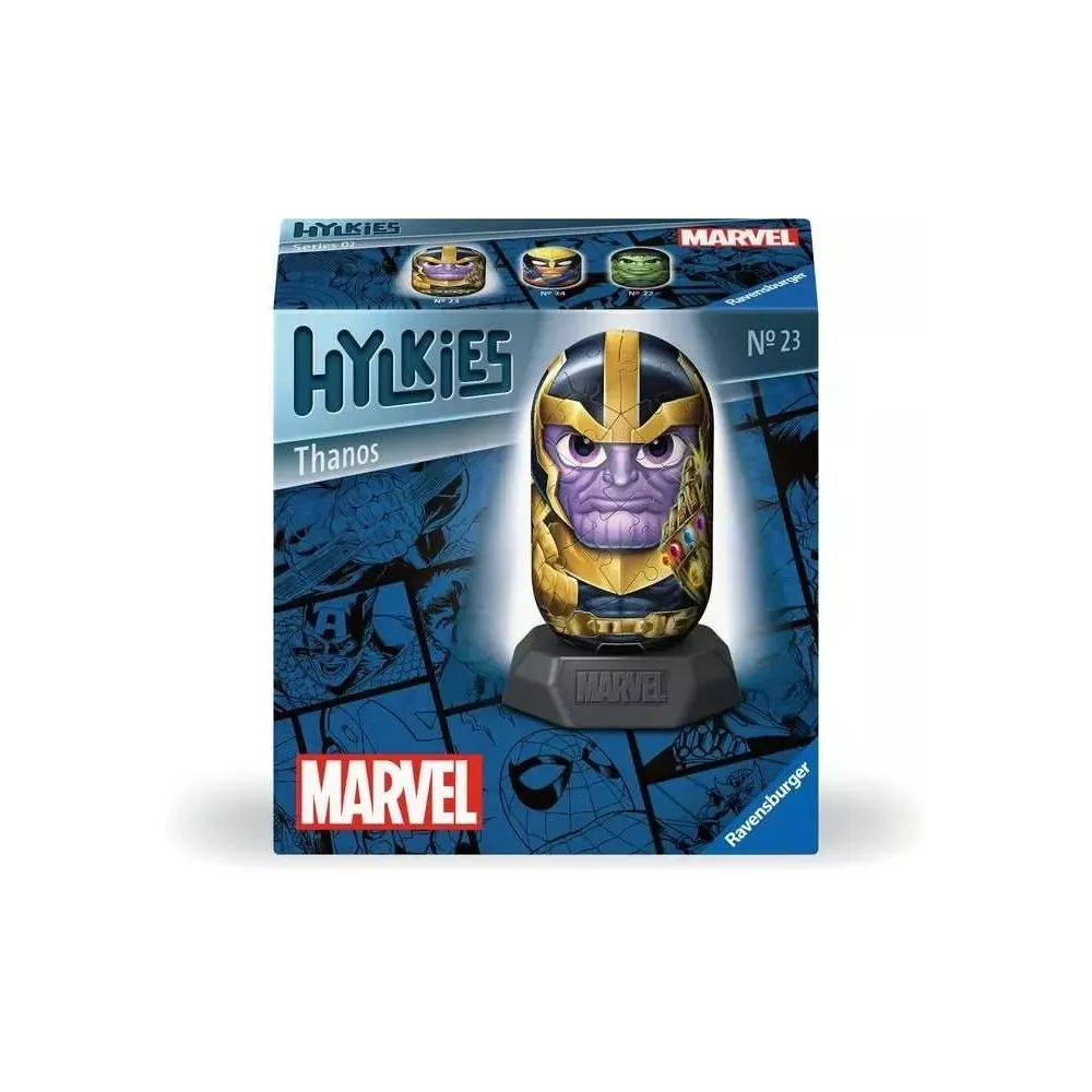 Puzzle 3D Hylkies Thanos złożona figurka na podstawce