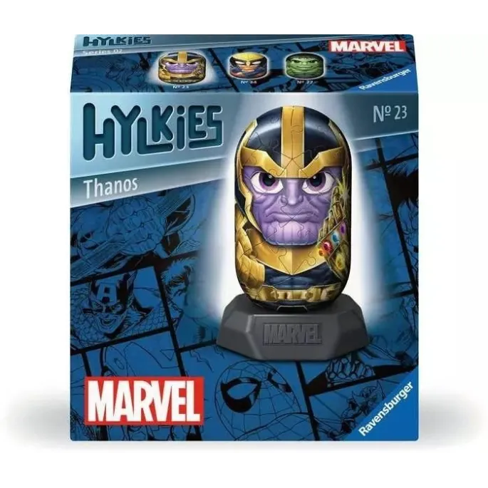 Puzzle 3D Hylkies Thanos złożona figurka na podstawce