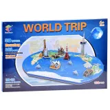 układanie puzzli 3d przestrzennych na stole