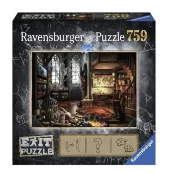 Puzzle EXIT Tajemniczy pokój 759 elementów – zbliżenie na fragment ilustracji