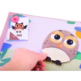 zestaw puzzli w opakowaniu w formie książki, gotowy do zabrania w podróż