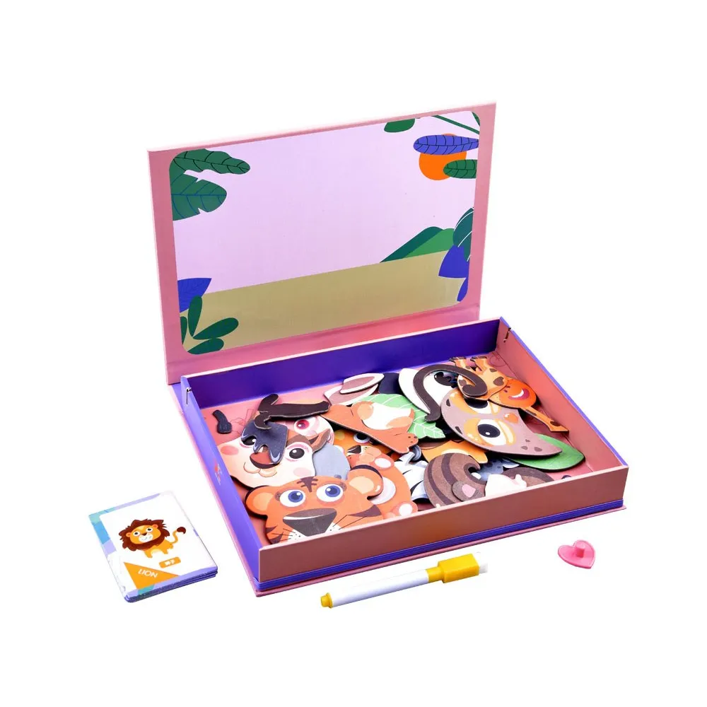 tablica magnetyczna z dołączonym mazakiem suchościeralnym do rysowania