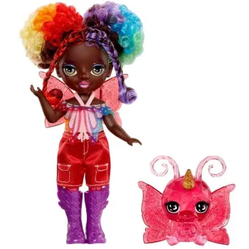 Lalka Rainbow High Littles Fantasy Fairies Astrid z kolorowymi skrzydłami i dodatkami