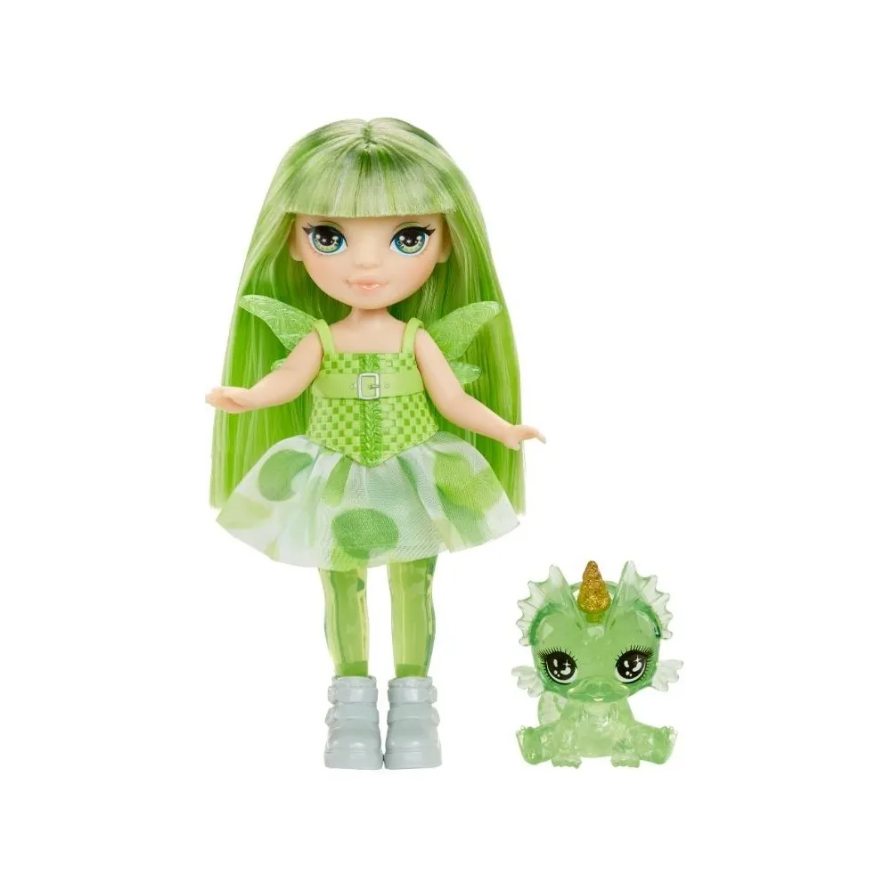 Lalka Rainbow High Littles Fantasy Fairies Doll w intensywnej zielonej tonacji