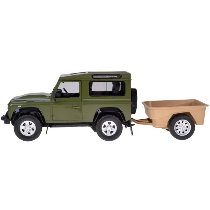 Przyczepa samochodu przygotowana do przewozu akcesoriów