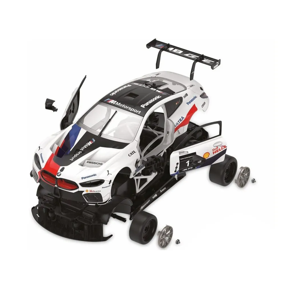 Pilot do zdalnego sterowania dołączony do zestawu modelu BMW M8 GTE