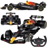 Zdalnie sterowany bolid RB18 F1 Red Bull Racing w skali 1:12 na białym tle