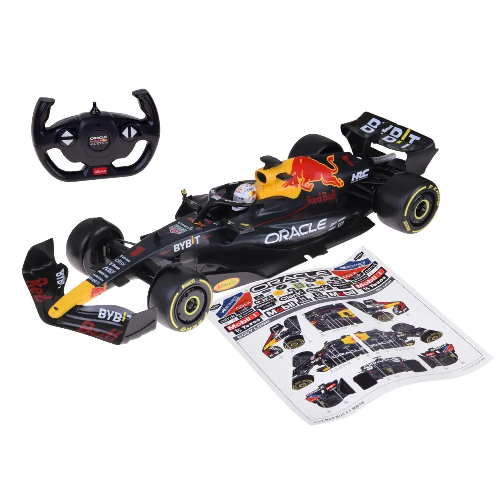 RC bolid Formuły 1 Red Bull Racing z widocznymi detalami aerodynamicznymi