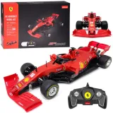 zestaw do złożenia modelu ferrari sf1000 w skali 1:16 na białym tle