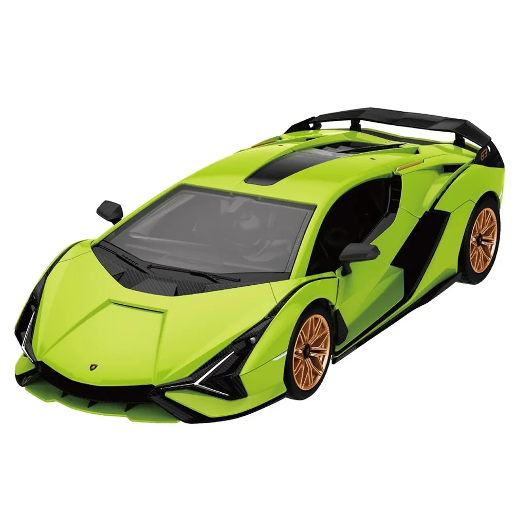 Zbliżenie na detale sportowego nadwozia Lamborghini Sian FKP37