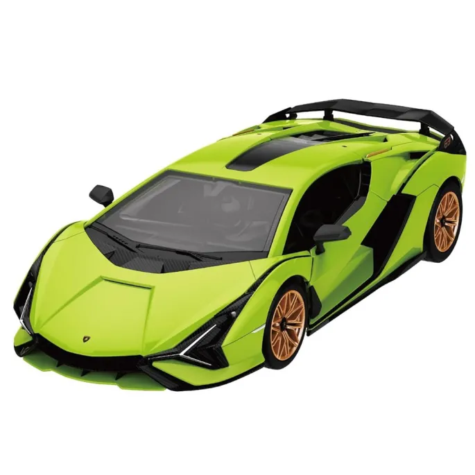 Zbliżenie na detale sportowego nadwozia Lamborghini Sian FKP37