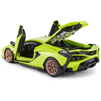 Elementy zestawu do budowy modelu Lamborghini Sian FKP37