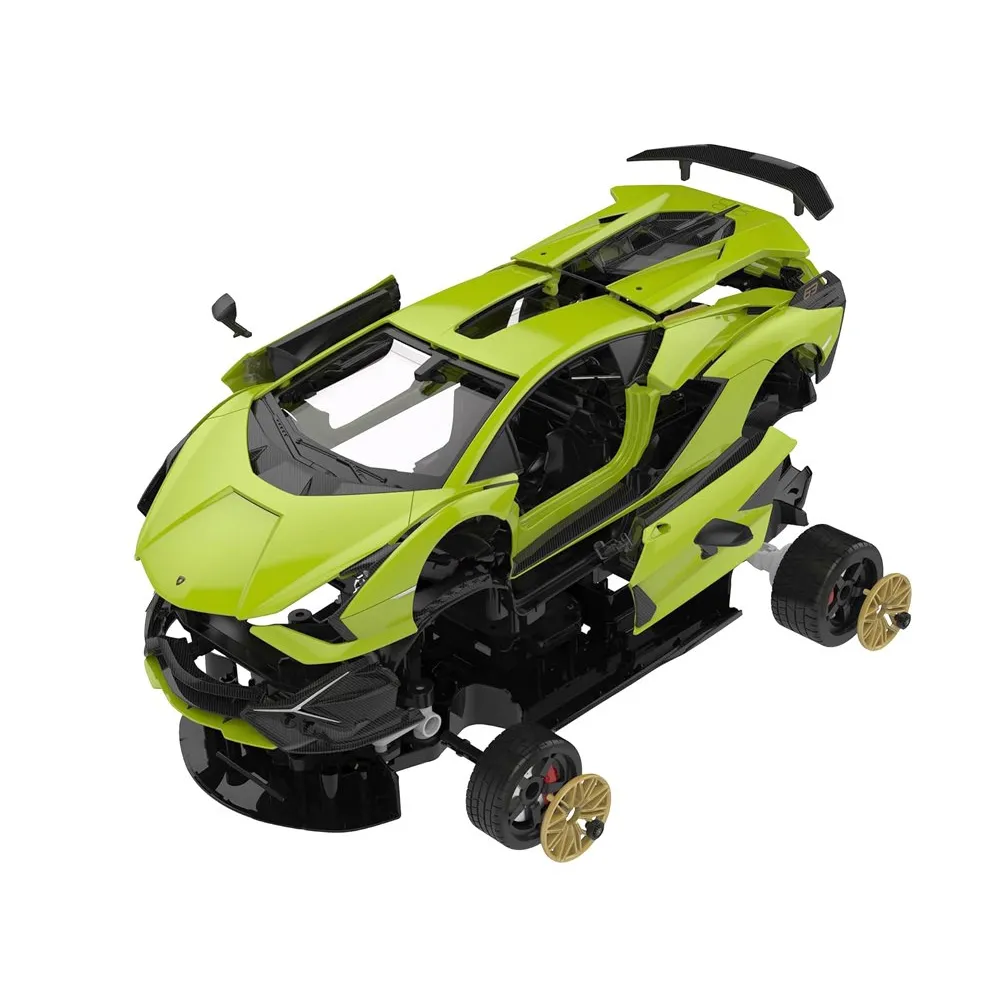 Samochód zdalnie sterowany Rastar Sian FKP37 w trakcie składania