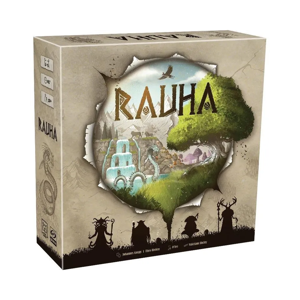 gra planszowa Rauha GALAKTA z elementami i planszami w kosmicznej scenerii