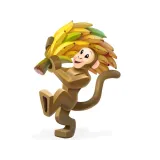 Gotowa konstrukcja schodów i dekoracji do Małpiego Pałacu LEGO