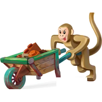 Rozłożona gra LEGO Monkey Palace podczas rodzinnej rozgrywki