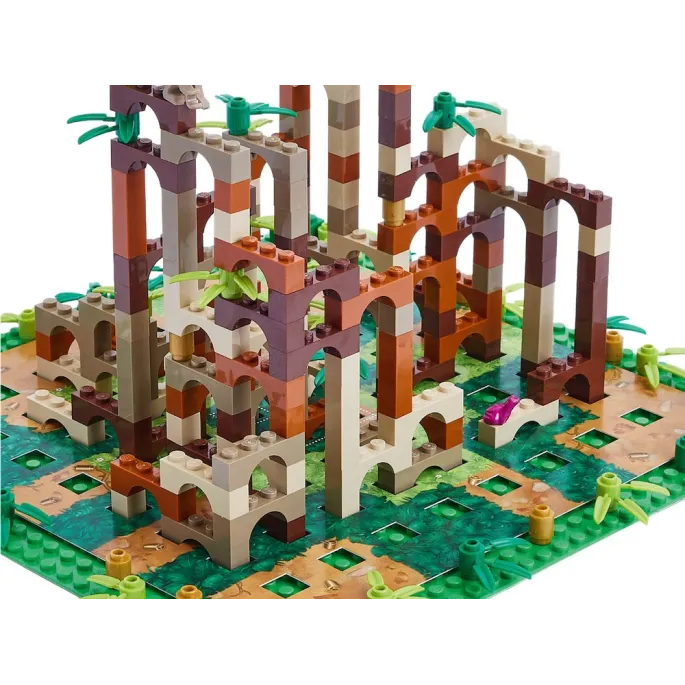 Szczegół lalek i kart bonusowych dostępnych w grze LEGO Monkey Palace