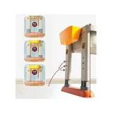 schowek na zabawki wewnątrz regulowanego stolika