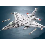 Ruchome elementy myśliwca F16, w tym otwierane podwozie i pociski