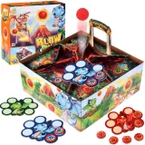 Rodzinna gra zręcznościowa Smoczy Wulkan na planszy ze żetonami