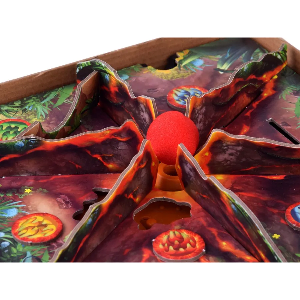 Zbliżenie na wulkan z mechanizmem nawiewu podczas gry