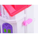 komplet mebelków do domku dla lalek w różnych kolorach