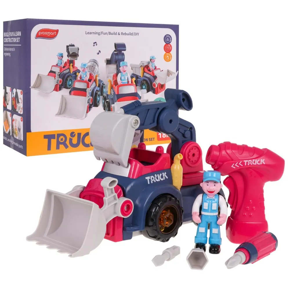 figurka operatora przy ruchomym ramieniu pojazdu