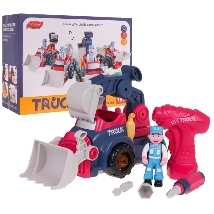 figurka operatora przy ruchomym ramieniu pojazdu