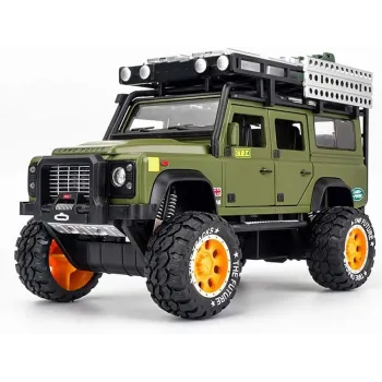 Samochód Terenowy metalowy napęd dźwięk światło led 1:24 ZA4795