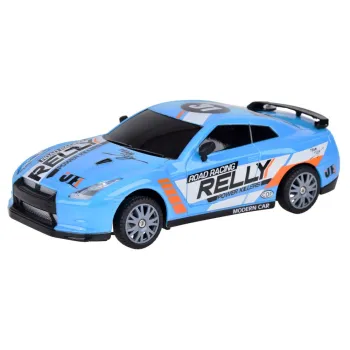 samochód zdalnie sterowany do driftu przygotowany do startu na torze