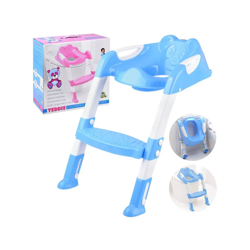 schodki z nakładką do toalety na białym tle