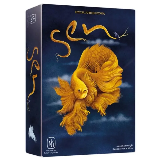 Sen edycja jubileuszowa – opakowanie z kolorową grafiką gry planszowej