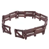 cały zestaw rozłożony do zabawy na białym tle