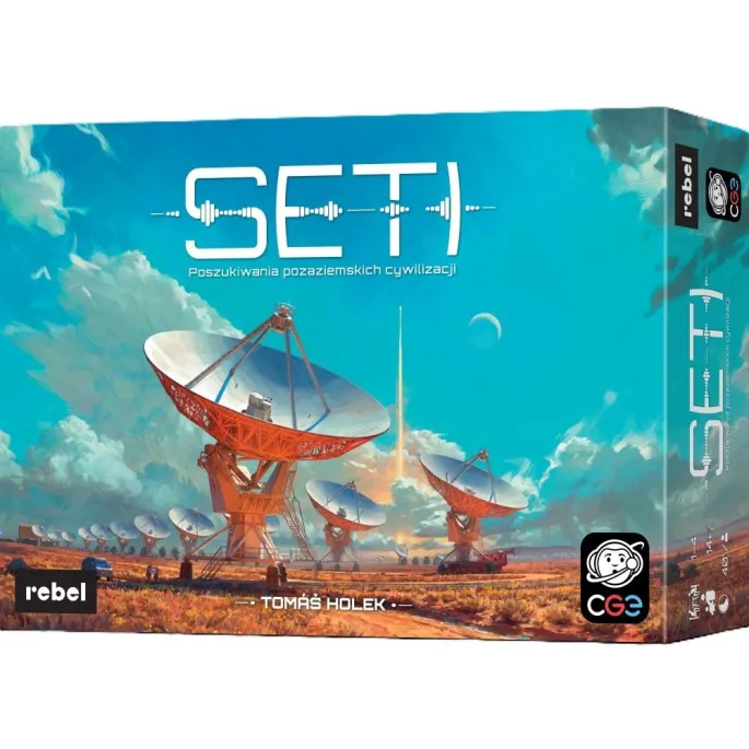 plansza i elementy gry planszowej seti poszukiwania pozaziemskich cywilizacji