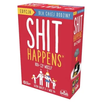 Gra karciana Shit Happens Grunt to rodzinka z ilustracjami wyzwań rodzicielskich