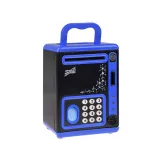 Zbliżenie na panel z kodem PIN skarbonki sejf bankomat