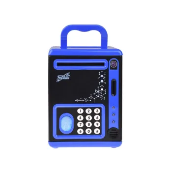 Widok skarbonki sejf z funkcją czytnika linii papilarnych