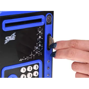 Skarbonka sejf bankomat z zestawem zabawkowych banknotów