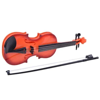 komplet skrzypiec z dołączonym smyczkiem wykonanym z żyłek