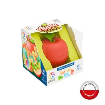 Gra logiczna Smart Games Apple Puzzler z książeczką i kolorowymi elementami