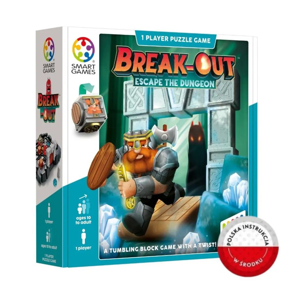 Smart Games Break-Out (ENG) plansza z figurkami i elementami zestawu