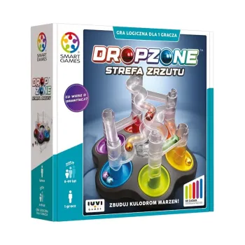 Smart Games Dropzone Strefa Zrzutu gra logiczna z elementami i planszą