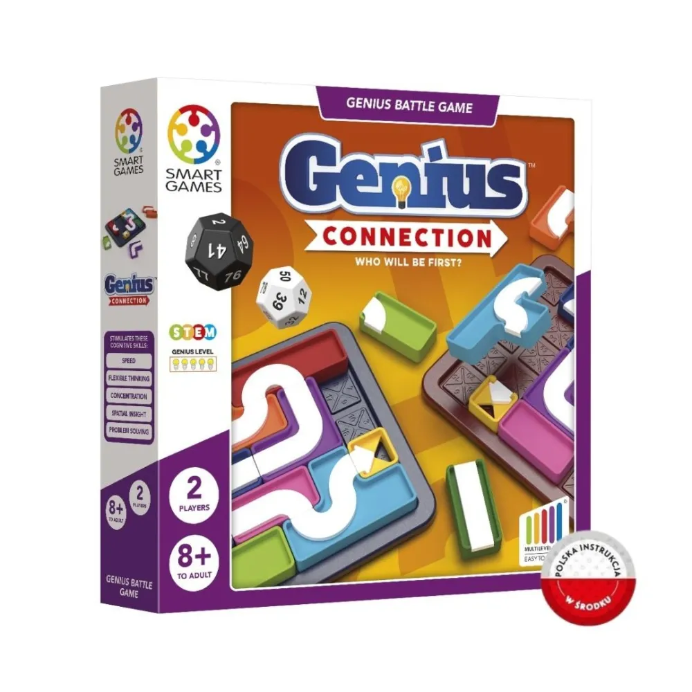 Genius Connection – gra logiczna z planszami i kafelkami do układania