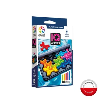 IQ Waves – kompaktowa gra logiczna z miękkimi, kolorowymi elementami na planszy